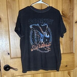 Altar'd State Black Graphic Tee